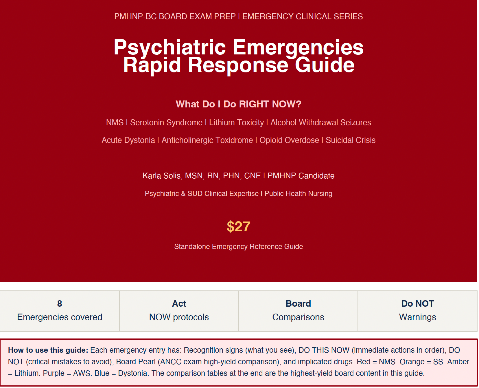 Psychiatric Emergencies Rapid Response Guide