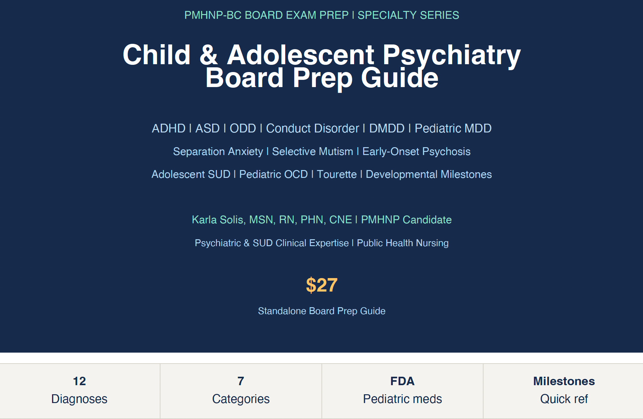 Child and Adolescent Psychiatry Board Preparation
